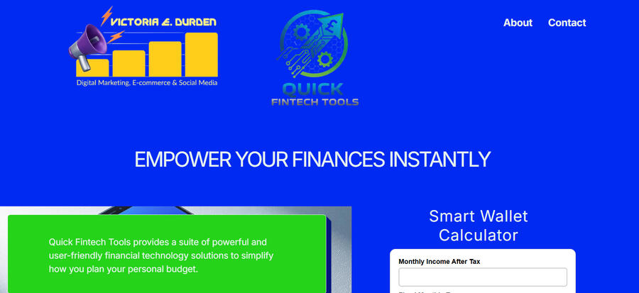 Quick Fintech Tools Website Quick Fintech Tools logoo